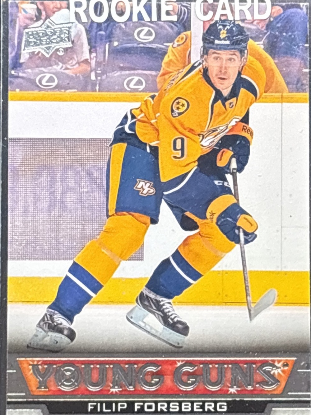 Upper Deck Young Guns Filip Forsberg Rookie Card